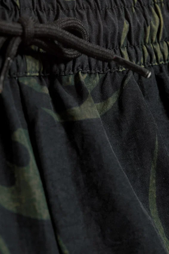 Pantalones cortos con estampados – Negro Pantalones cortos con estampados – Negro