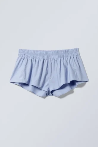 Pantalones cortos de algodón – Azul claro