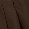 Pantalones cortos de algodón chino – Marrón oscuro Pantalones cortos de algodón chino – Marrón oscuro