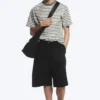 Pantalones cortos de algodón chino – Negro Pantalones cortos de algodón chino – Negro