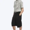 Pantalones cortos de algodón chino – Negro Pantalones cortos de algodón chino – Negro
