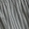 Pantalones cortos de algodón tipo bóxer holgados – Rayas gris oscuro Pantalones cortos de algodón tipo bóxer holgados – Rayas gris oscuro