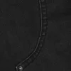 Pantalones cortos de carpintero de talle bajo y corte holgado, lavados – Negro Pantalones cortos de carpintero de talle bajo y corte holgado, lavados – Negro