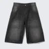 Pantalones cortos de carpintero holgados unisex Dunno – Black Web – Negro | Cheap Monday GB Pantalones cortos de carpintero holgados unisex Dunno – Black Web – Negro | Cheap Monday GB