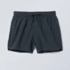Pantalones cortos de corte estructurado hasta la mitad del muslo – Azul oscuro Pantalones cortos de corte estructurado hasta la mitad del muslo – Azul oscuro