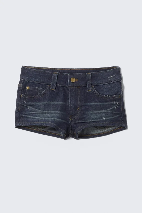 Pantalones cortos de denim de talle bajo Booty Bei – Azul oscuro | Cheap Monday Gb Pantalones cortos de denim de talle bajo Booty Bei – Azul oscuro | Cheap Monday Gb