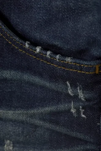 Pantalones cortos de denim de talle bajo Booty Bei – Azul oscuro | Cheap Monday Gb