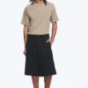Pantalones cortos de denim holgados con pliegues y talle medio – Emerald Rinse – Azul oscuro Pantalones cortos de denim holgados con pliegues y talle medio – Emerald Rinse – Azul oscuro