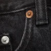 Pantalones cortos de denim holgados de tiro medio Gravity – Tuned Black – Negro Pantalones cortos de denim holgados de tiro medio Gravity – Tuned Black – Negro