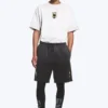 Pantalones cortos de fútbol de jersey holgados Toffs – negro apagado Pantalones cortos de fútbol de jersey holgados Toffs – negro apagado