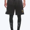 Pantalones cortos de fútbol de jersey holgados Toffs – negro apagado Pantalones cortos de fútbol de jersey holgados Toffs – negro apagado