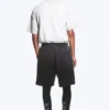 Pantalones cortos de fútbol de jersey holgados Toffs – negro apagado Pantalones cortos de fútbol de jersey holgados Toffs – negro apagado