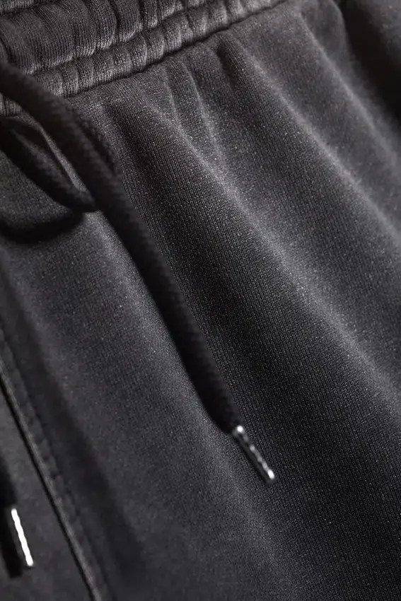 Pantalones cortos de fútbol de jersey holgados Toffs – negro apagado Pantalones cortos de fútbol de jersey holgados Toffs – negro apagado