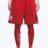 Pantalones cortos de fútbol de jersey holgados Toffs – Rojo brillante Pantalones cortos de fútbol de jersey holgados Toffs – Rojo brillante