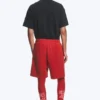 Pantalones cortos de fútbol de jersey holgados Toffs – Rojo brillante Pantalones cortos de fútbol de jersey holgados Toffs – Rojo brillante