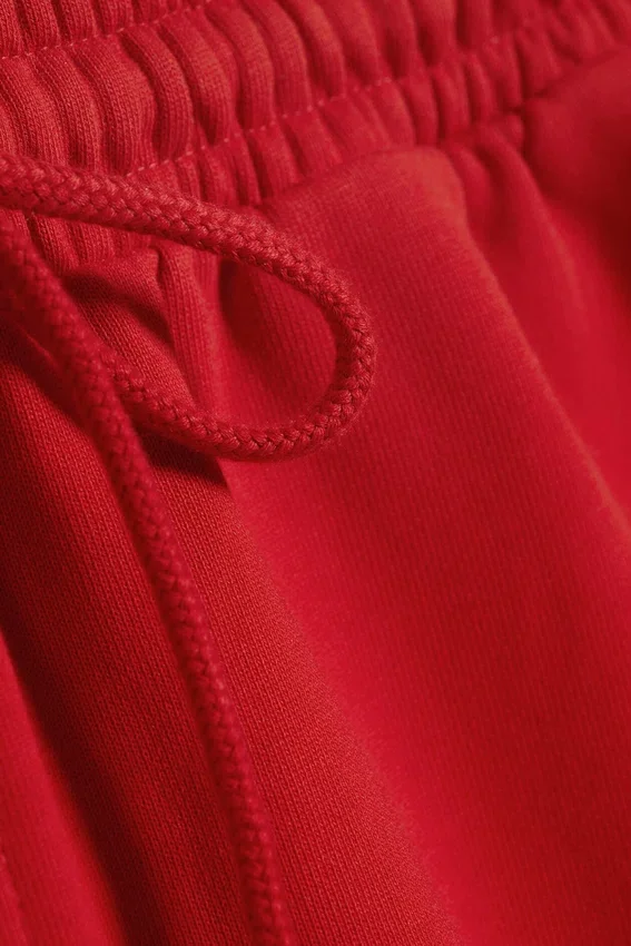Pantalones cortos de fútbol de jersey holgados Toffs – Rojo brillante Pantalones cortos de fútbol de jersey holgados Toffs – Rojo brillante