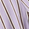 Pantalones cortos de jersey de talle bajo – Rayas moradas