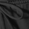 Pantalones cortos de jersey de talle medio – Gris oscuro
