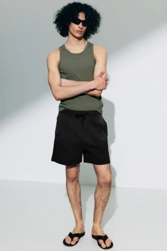 Pantalones cortos de jersey – Negro