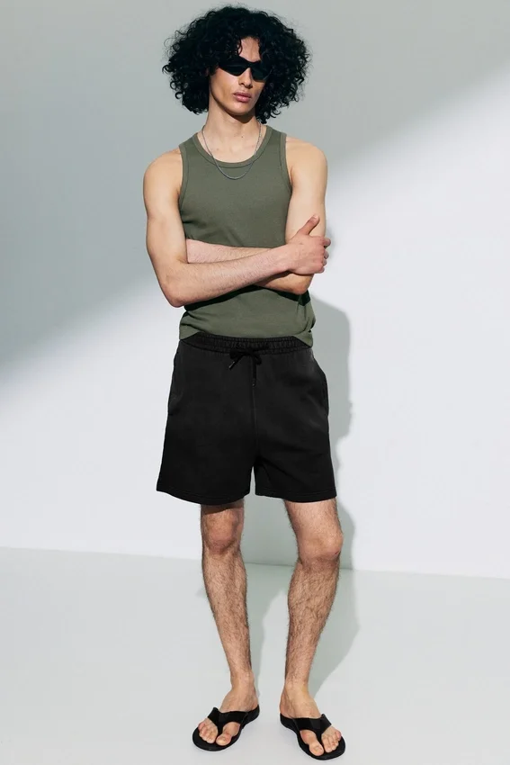 Pantalones cortos de jersey – Negro Pantalones cortos de jersey – Negro