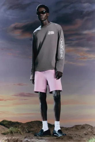 Pantalones cortos de jersey – Rosa