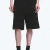 Pantalones cortos de neopreno de corte holgado – Negro Pantalones cortos de neopreno de corte holgado – Negro