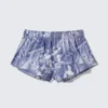 Pantalones cortos de pijama de popelín estampado de talle medio – Azul – Collage barroco Pantalones cortos de pijama de popelín estampado de talle medio – Azul – Collage barroco