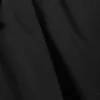 Pantalones cortos de sarga de corte holgado con cordón – Negro Pantalones cortos de sarga de corte holgado con cordón – Negro