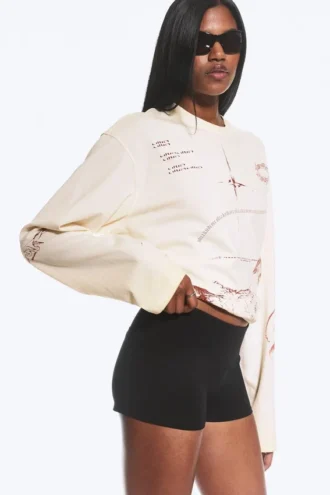Pantalones cortos de talle bajo – Negro
