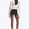 Pantalones cortos de talle bajo – Negro