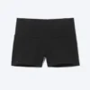 Pantalones cortos de talle bajo – Negro