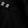 Pantalones cortos de traje de talle bajo y corte holgado con pliegues – Negro Pantalones cortos de traje de talle bajo y corte holgado con pliegues – Negro