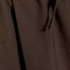 Pantalones cortos de traje holgados de talle medio – Marrón oscuro Pantalones cortos de traje holgados de talle medio – Marrón oscuro