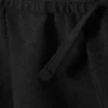 Pantalones cortos de traje holgados de talle medio – Negro Pantalones cortos de traje holgados de talle medio – Negro