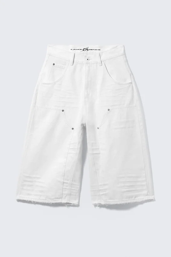 Pantalones cortos de vaquero unisex Cm X Lb Dunno White – Blanco | Cheap Monday Gb Pantalones cortos de vaquero unisex Cm X Lb Dunno White – Blanco | Cheap Monday Gb