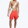 Pantalones cortos Ed Bleached – Rojo