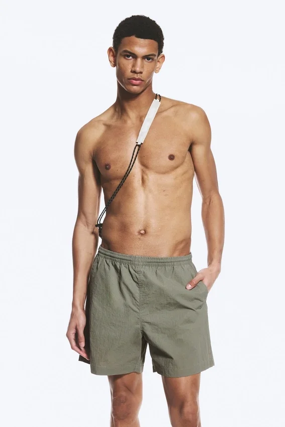 Pantalones cortos Ed Bleached – Verde caqui claro apagado Pantalones cortos Ed Bleached – Verde caqui claro apagado