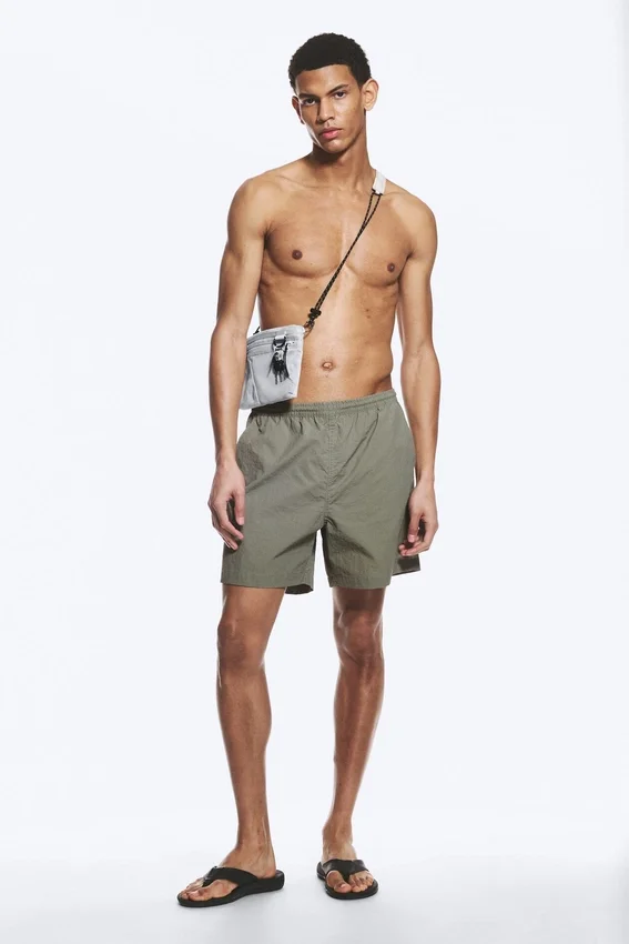 Pantalones cortos Ed Bleached – Verde caqui claro apagado Pantalones cortos Ed Bleached – Verde caqui claro apagado