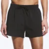 Pantalones cortos estructurados a media pierna – Negro Pantalones cortos estructurados a media pierna – Negro