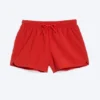 Pantalones cortos estructurados a media pierna – Rojo Pantalones cortos estructurados a media pierna – Rojo