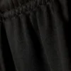 Pantalones cortos holgados con bloques de color – Negro