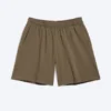 Pantalones cortos holgados de jersey sin cremallera – Dark Mole