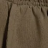 Pantalones cortos holgados de jersey sin cremallera – Dark Mole