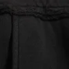 Pantalones cortos holgados de rizo – Negro