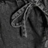 Pantalones cortos holgados de talle bajo – Gris oscuro Pantalones cortos holgados de talle bajo – Gris oscuro