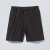 Pantalones cortos holgados tipo paracaídas – Negro Pantalones cortos holgados tipo paracaídas – Negro