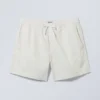 Pantalones cortos Oxford clásicos – Blanco apagado Pantalones cortos Oxford clásicos – Blanco apagado