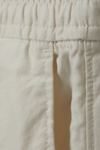 Pantalones cortos Oxford clásicos – Blanco apagado