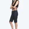 Pantalones cortos vaqueros Atom de talle bajo y largo hasta la rodilla – Blue Rinse – Azul oscuro Pantalones cortos vaqueros Atom de talle bajo y largo hasta la rodilla – Blue Rinse – Azul oscuro