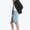 Pantalones cortos vaqueros de talle bajo Monterey – Azul Kimberley – Azul claro Pantalones cortos vaqueros de talle bajo Monterey – Azul Kimberley – Azul claro